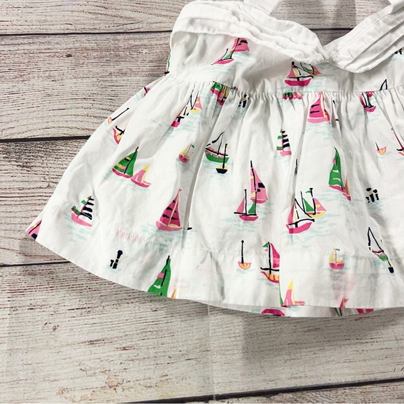 Janie and Jack Girls Sail Away Halter Tank Top Multicolor Size 3-6 Months - Picture 4 of 9